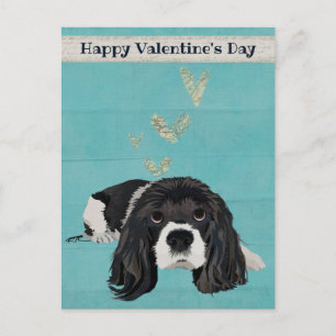 SPANIEL VALENTINE'S Postcard