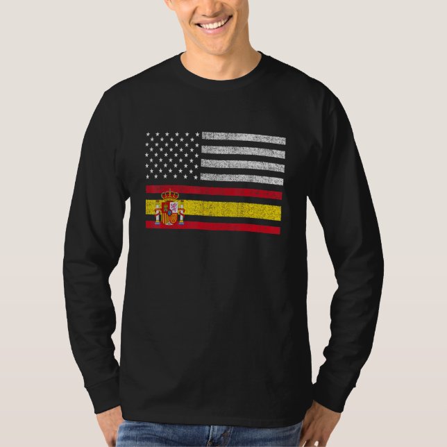 Spanish American Flag T-Shirt (Front)