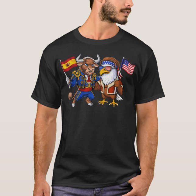 Spanish American Heritage T-Shirt (Front)
