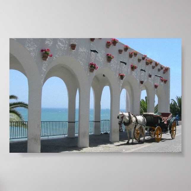 Spanish Arches & Carriage Poster (Front)
