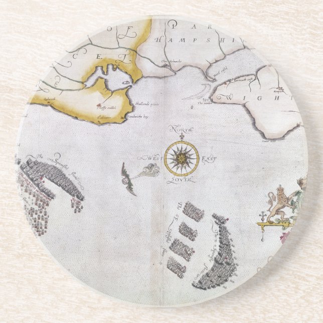 SPANISH ARMADA, 1588 2 COASTER (Front)