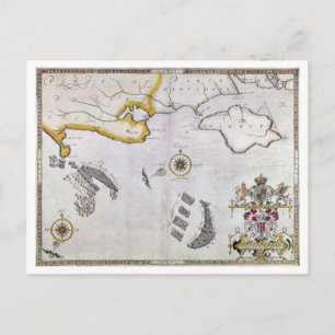 SPANISH ARMADA, 1588 2 POSTCARD