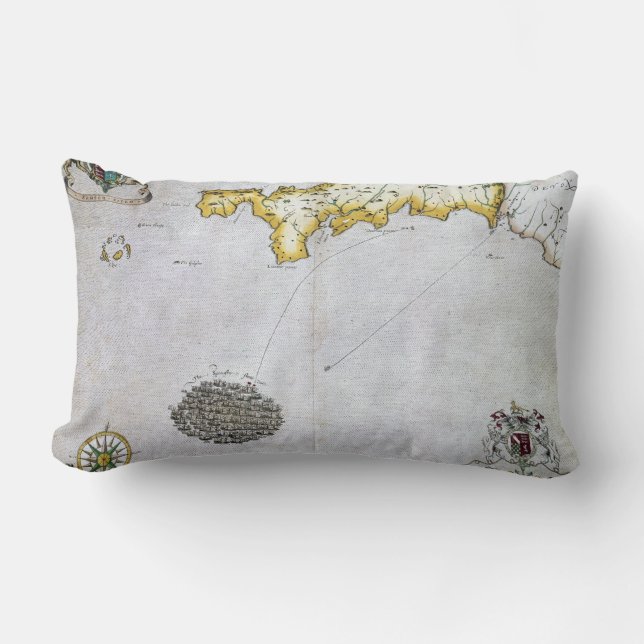 SPANISH ARMADA, 1588 LUMBAR CUSHION (Front)