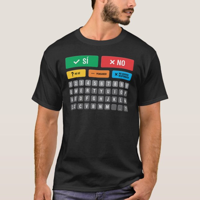 Spanish Autism AAC PECS Pointing Communication 05 T-Shirt (Front)