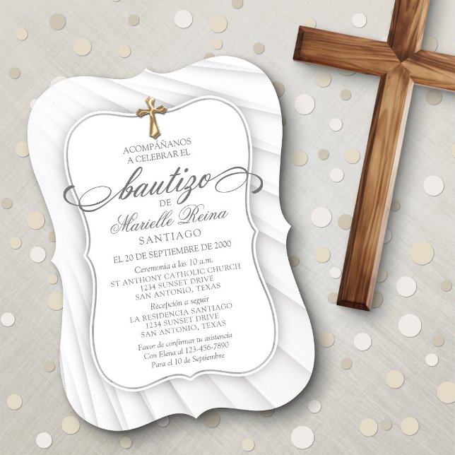Spanish Baptism Invitation (Creator Uploaded)