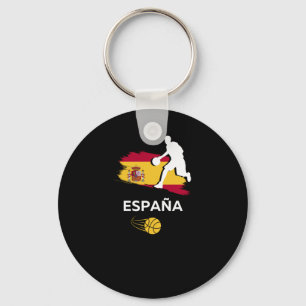 Spanish Basketball Key Ring