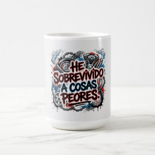 Spanish biker quote – graffiti coffee mug