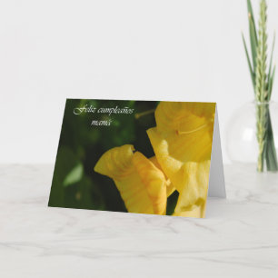 Spanish Birthday Card For Mum