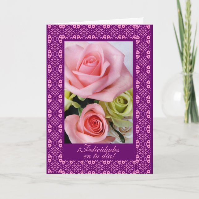 Spanish: Birthday: feliz cumpleanos! Card (Front)