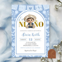 Spanish Blue Arch Cielito Lindo Es Nino Baby Showe