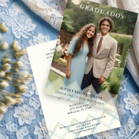 Spanish Blue Shades Overlay Vellum Shapes Photo