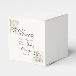 Spanish Boho Wedding Favour Box