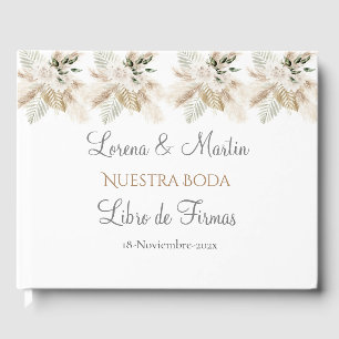 Spanish Boho Wedding Guest Book