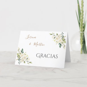 Spanish Boho Wedding Thank You Card