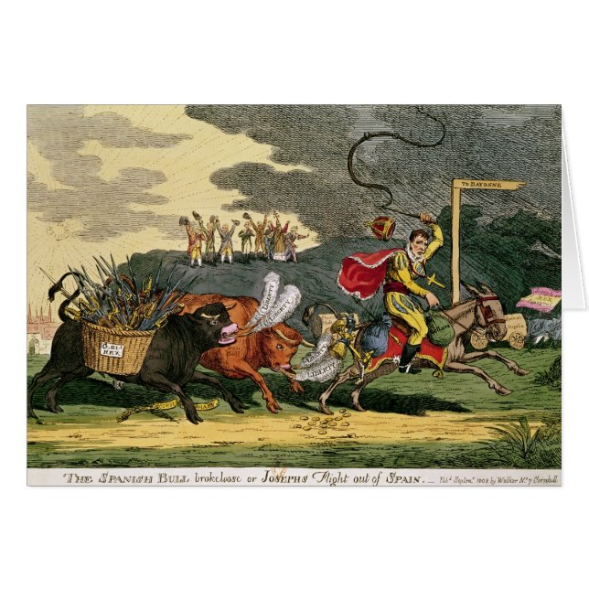 Spanish Bull Broke Lose or, Joseph's Flight (Front Horizontal)