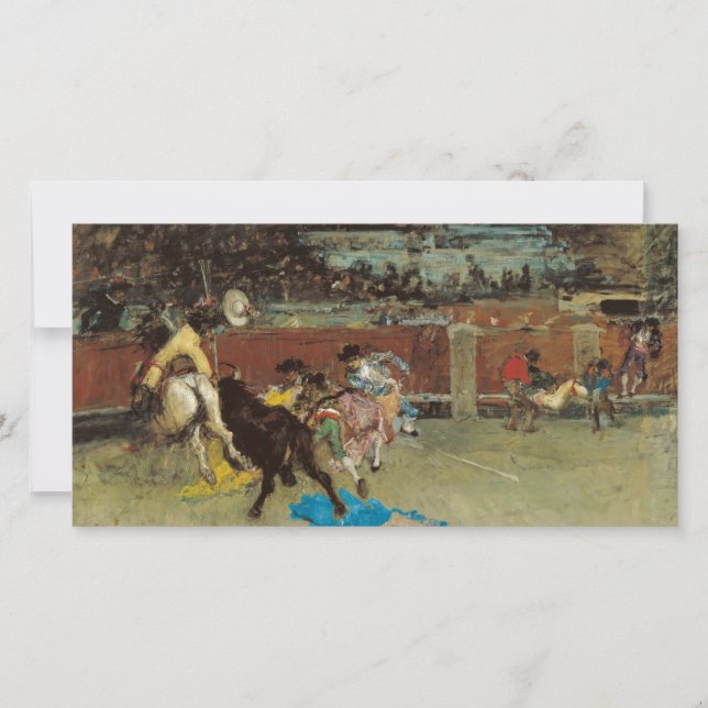 Spanish Bullfight (by Marià Fortuny) Card (Front)