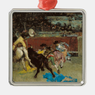 Spanish Bullfight (by Marià Fortuny) Metal Tree Decoration
