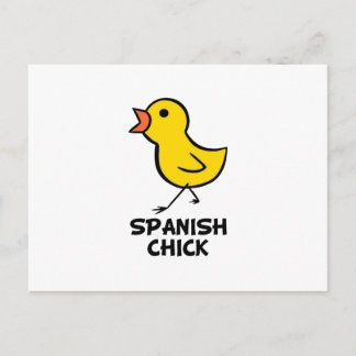 Spanish Chick Postcard