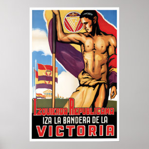 Spanish Civil War Popular Front Poster The