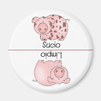 Spanish Clean Dirty Dishwasher Magnet