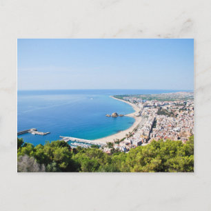 Spanish Coastline Postcard