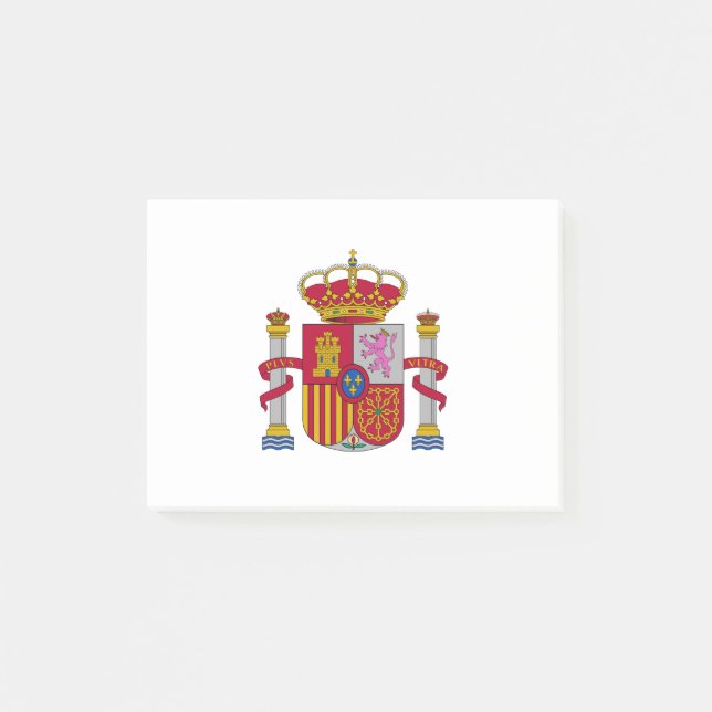 Spanish coat of arms post-it notes (Front)
