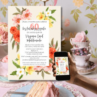 Spanish Colourful Florals White Frame 60th Birthda