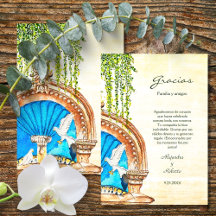 Spanish Colourful Watercolor Old Town Mexico