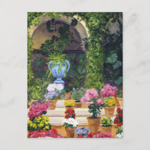 Spanish Courtyard Postcard
