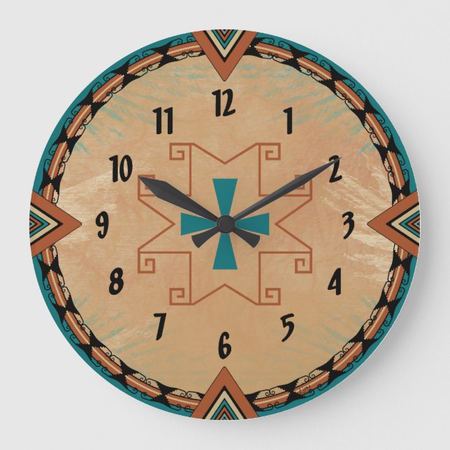 Spanish Cross Large Clock (Front)