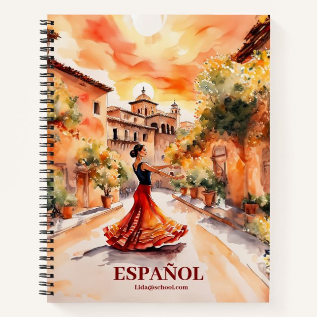 Spanish Culture Spiral Notebook (Front)