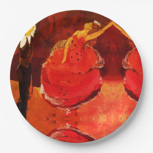 Spanish Dancers Paper Plate