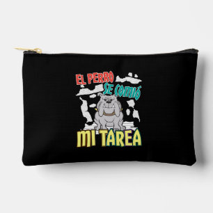 Spanish Dog Ate My Homework - Perro Tarea Accessory Pouch