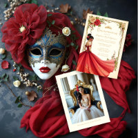 Spanish Exquisite Chic Quinceañera Masquerade Ball