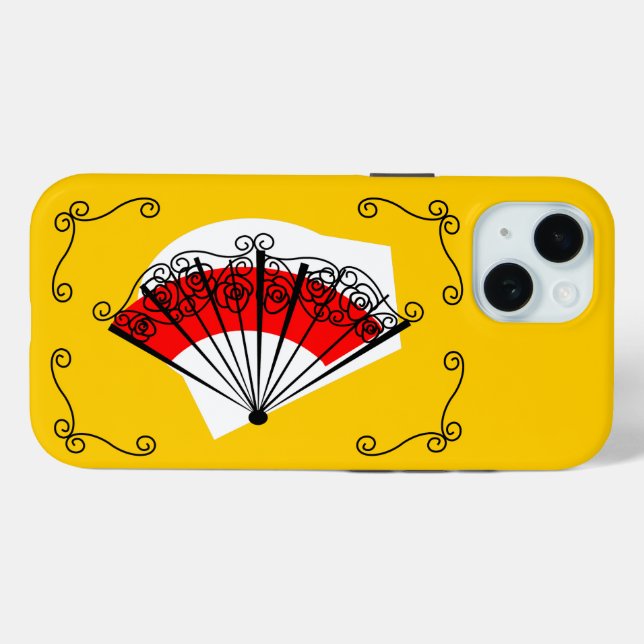 Spanish Fan Corners iPhone case horizontal (Back (Horizontal))