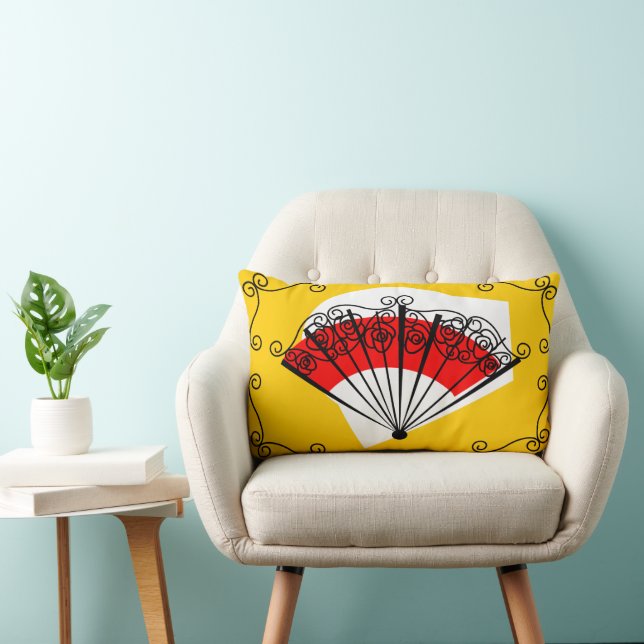Spanish Fan corners pillow lumbar (Chair)