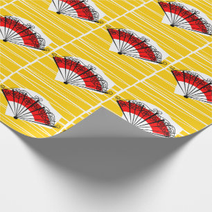 Spanish Fan wrapping paper