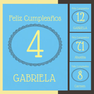 Spanish: Feliz Cumpleaños- Birthday Card