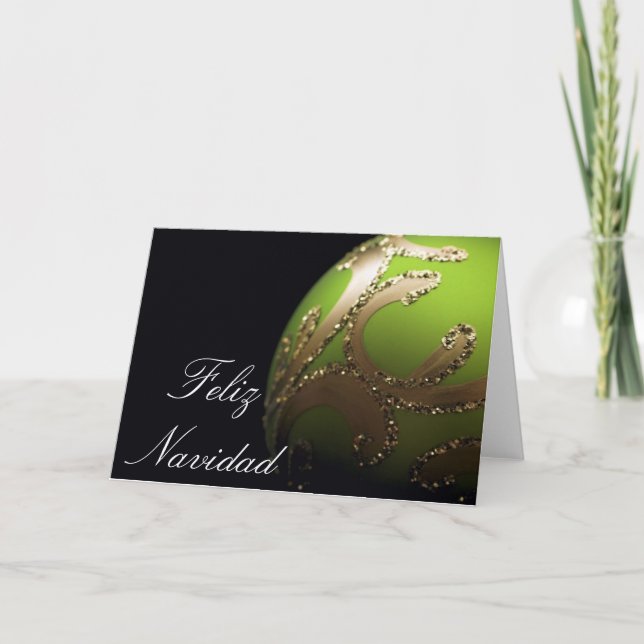 SPANISH - Feliz Navidad - Card (Front)