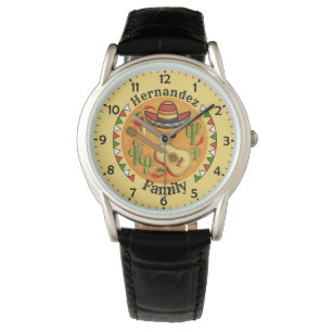 Spanish Fiesta Personalized NAME Fun Cinco De Mayo Watch
