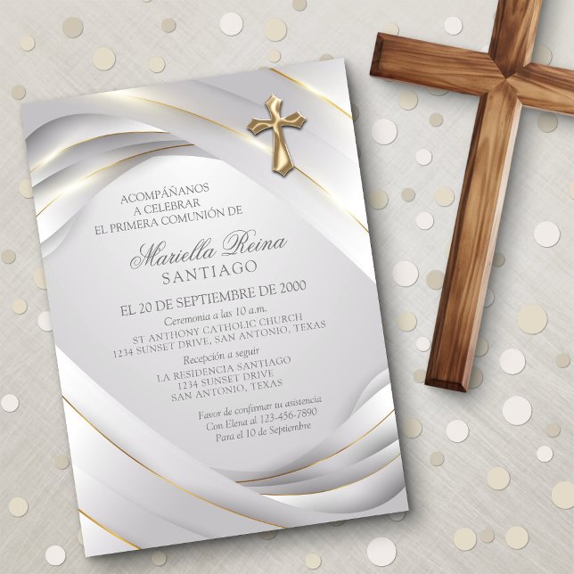 Spanish First Communion Invitation (Creator Uploaded)