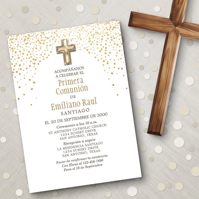 Spanish First Communion Invitation (Creator Uploaded)