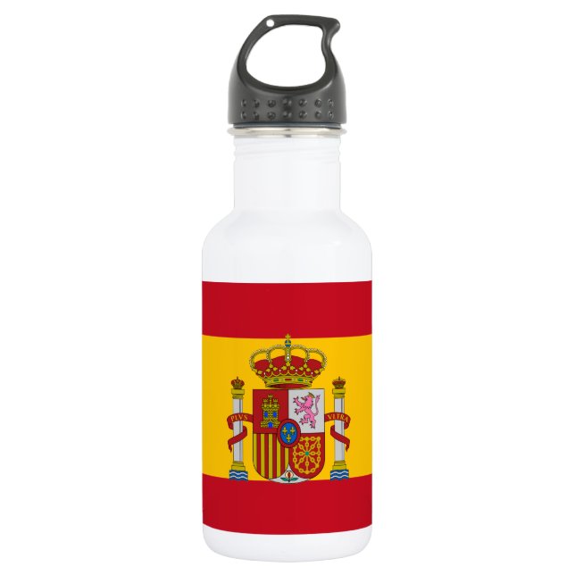 Spanish flag 532 ml water bottle (Front)