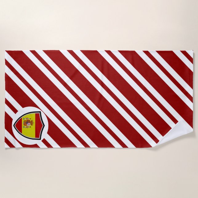 Spanish flag beach towel (Front)