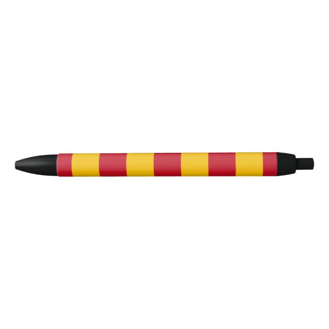 Spanish flag black ink pen (Front)
