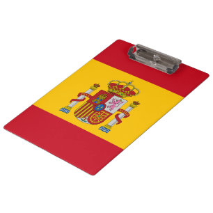 Spanish flag clipboard