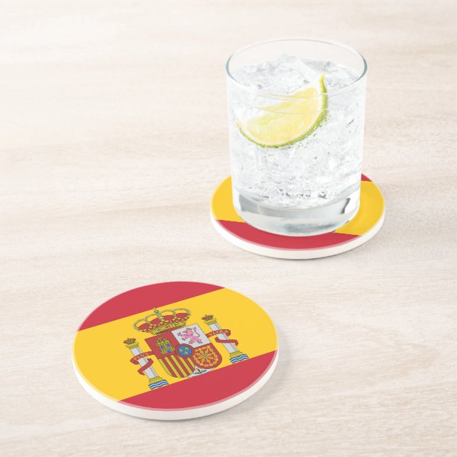 Spanish flag coaster (Side)