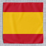 Spanish Flag colours bandanna, Spain / sports fans Bandana<br><div class="desc">BANDANAS: Spanish Flag colours & Spain fashion - love my country,  travel,  holiday,  national patriots / sports fans</div>