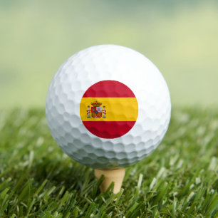 Spanish Flag, Flag of Spain Golf Balls