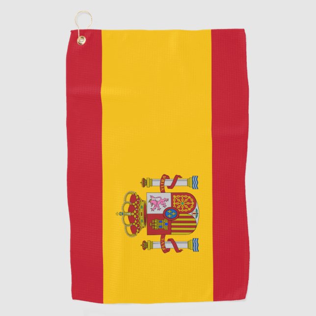 Spanish flag & Golf Spain fashion /sports Towel (Front)